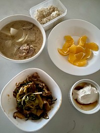 garlic chieve pork